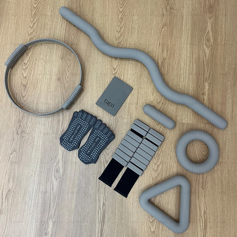 Pilates Ring Set Silicone Fitness Circle For Full Body Workout_voghion.com