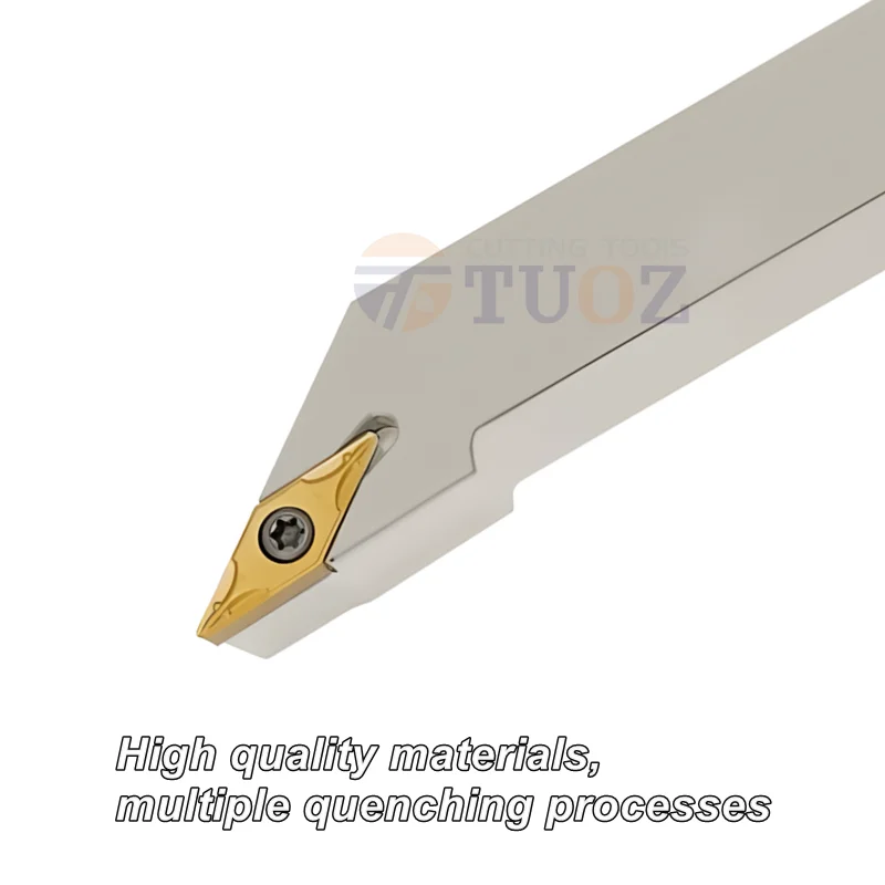 TUOZ 93도 외부 선삭 공구 홀더 SVJCR SVJCL 1616H16 2020K16 2525M16 CNC 선반 커터 바 VCMT1604 인서트