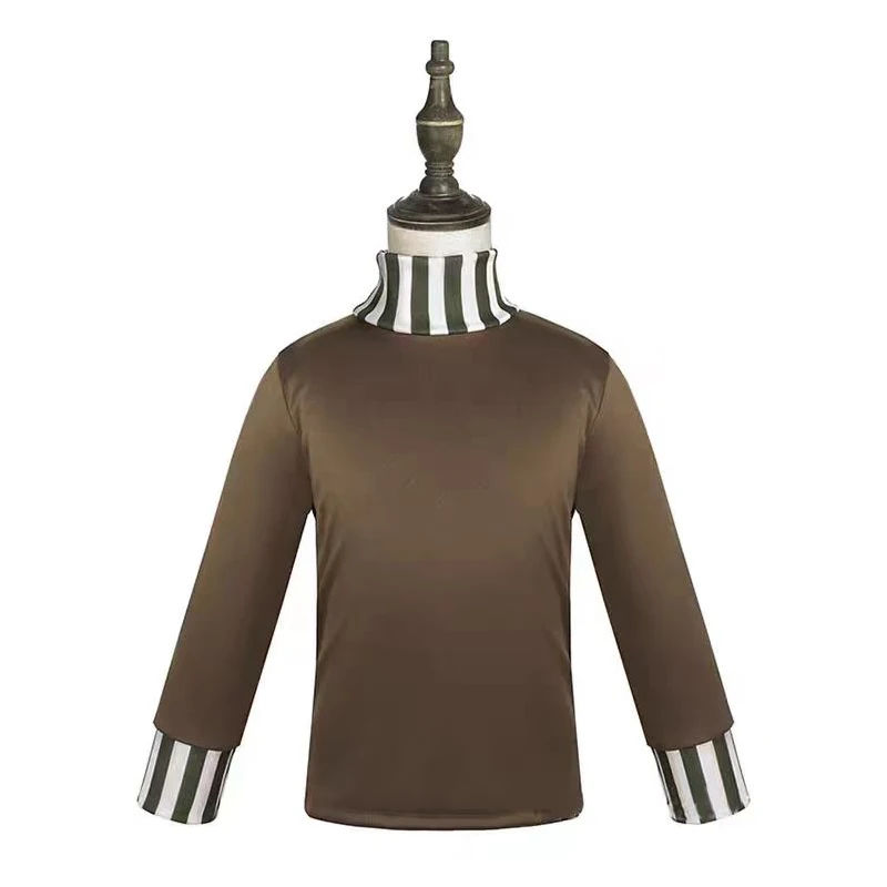 Superhero Cosplay Costume Kids Cosplay Costume Movie Charlie Chocolate Factory Cosplay Costume Halloween Children's Day COS Performance Party Top Camisole Pants Set