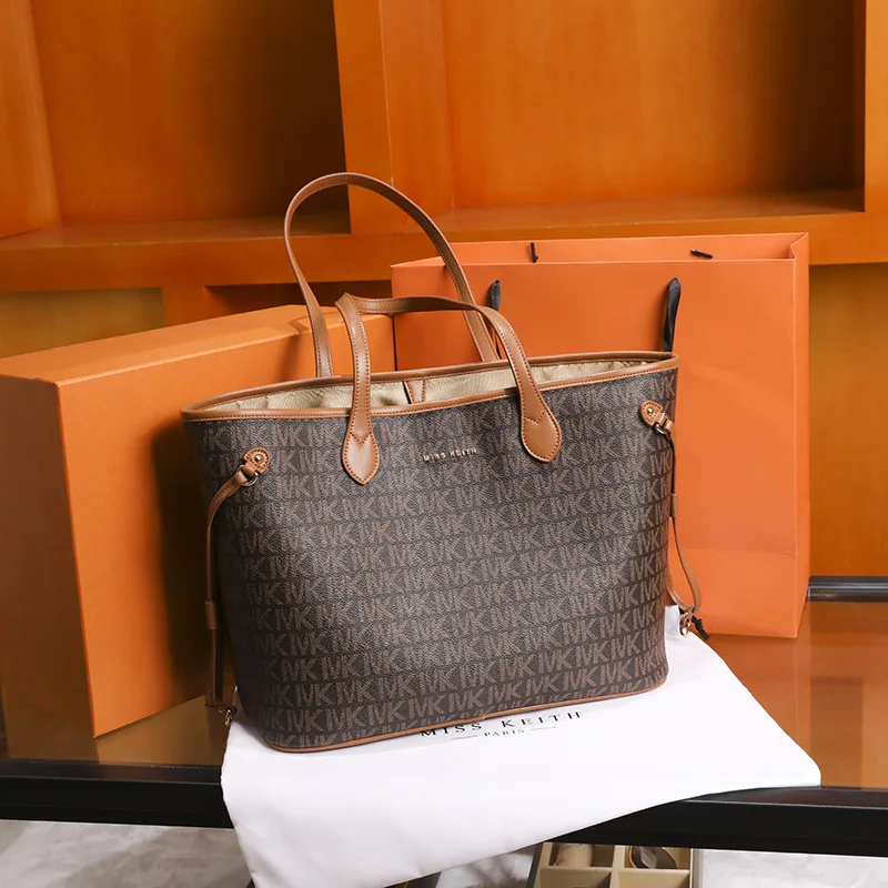

IVK Luxury bag Vintage Women's Tote Bag designer bag hand bags shoulder bag Inclined Shoulder Bag Casual Tote Large Capacity bag