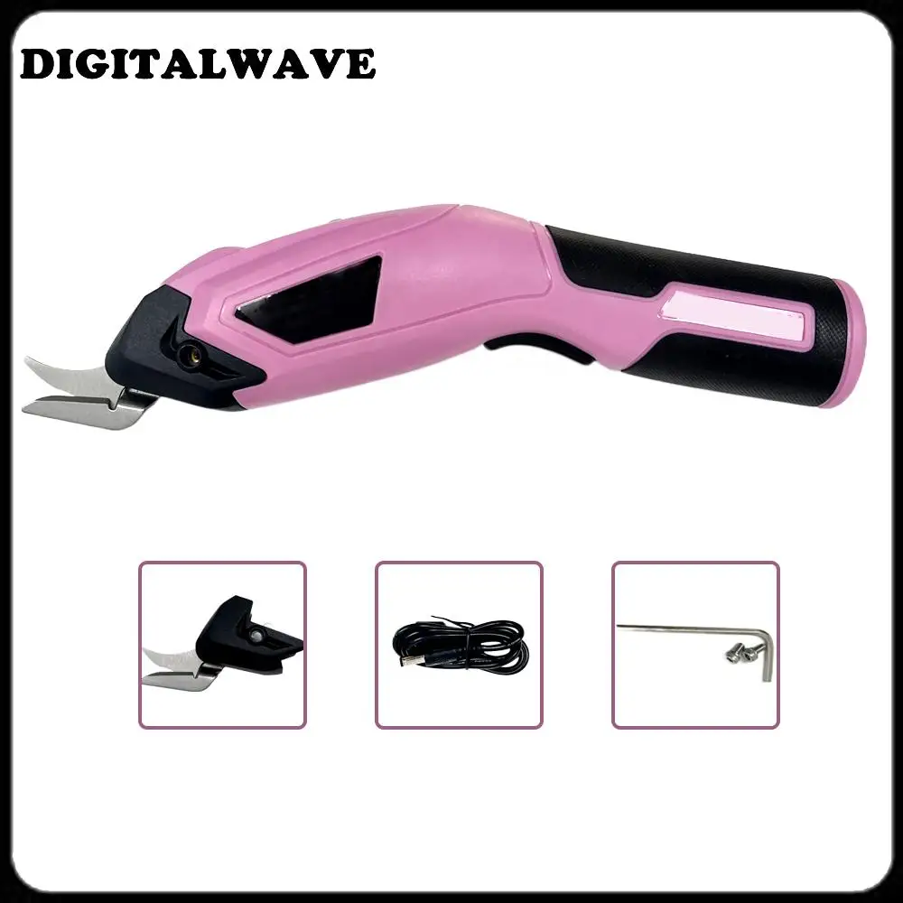 

Electric Fabric Scissors Box Cutter USB Cordless Shears Cutting Tool for Crafts Sewing Cardboard Scrapbooking CS4001