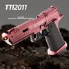 TTI 2011 Pistol Shell Throwing Continuous Firing Blowback Soft Bullet Gun Empty Hanging Birthday Gift 5