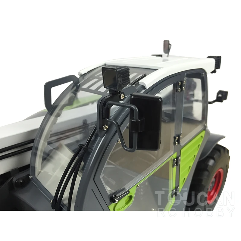 JDM-128 1/14 Telescopic RC Hydraulic Forklift Remote Control Loader Multifunctional Truck Car FS I6S Outdoor Toys For Boys Gift 6