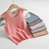【LF】Kids Seamless Vest 100-170cm Teenager Keep Warm Tank Tops Sleeveless Undershirt for Spring Autumn 1