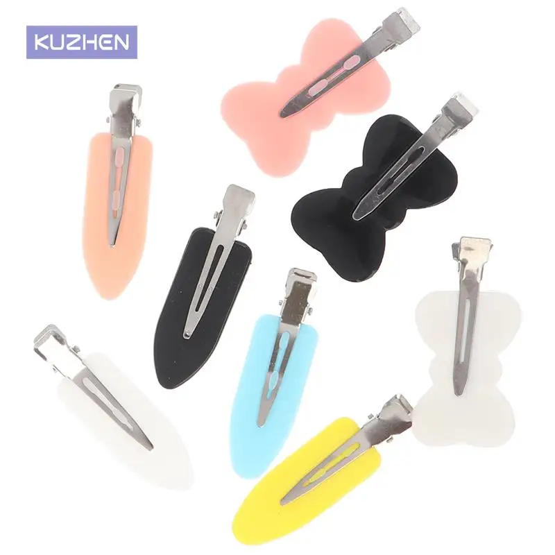 

Для женщин Девушка заколка-пряжка для волос заколка для волос, комплект из 3 предметов, 4 шт. без изгиб челки волос бантом Заколки для волос аксессуары для укладки волос