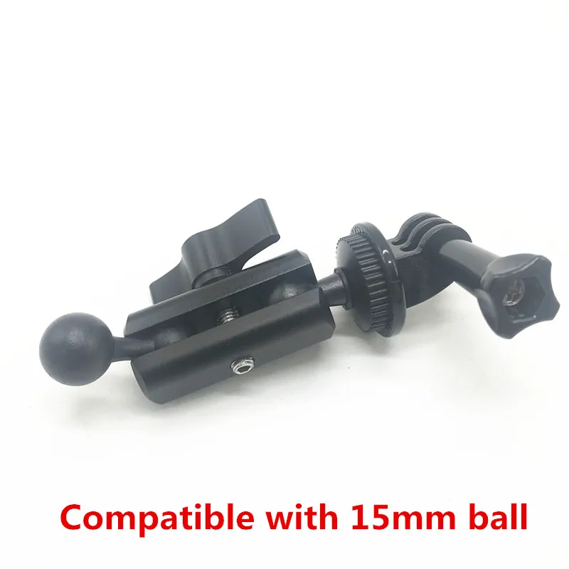 Double Ball Head 15mm to 17mm Adapter Extension Joint Mount Connecting Bracket for Magnetic Car Phone Tablet Holder phone holder,mobile phone holder,gps holder