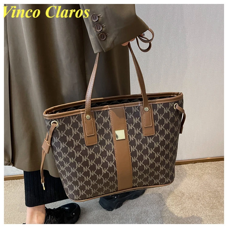 Bolso De mano De marca De lujo para Mujer, carteras grandes De hombro De Pu, elegantes, De alta calidad| | - AliExpress