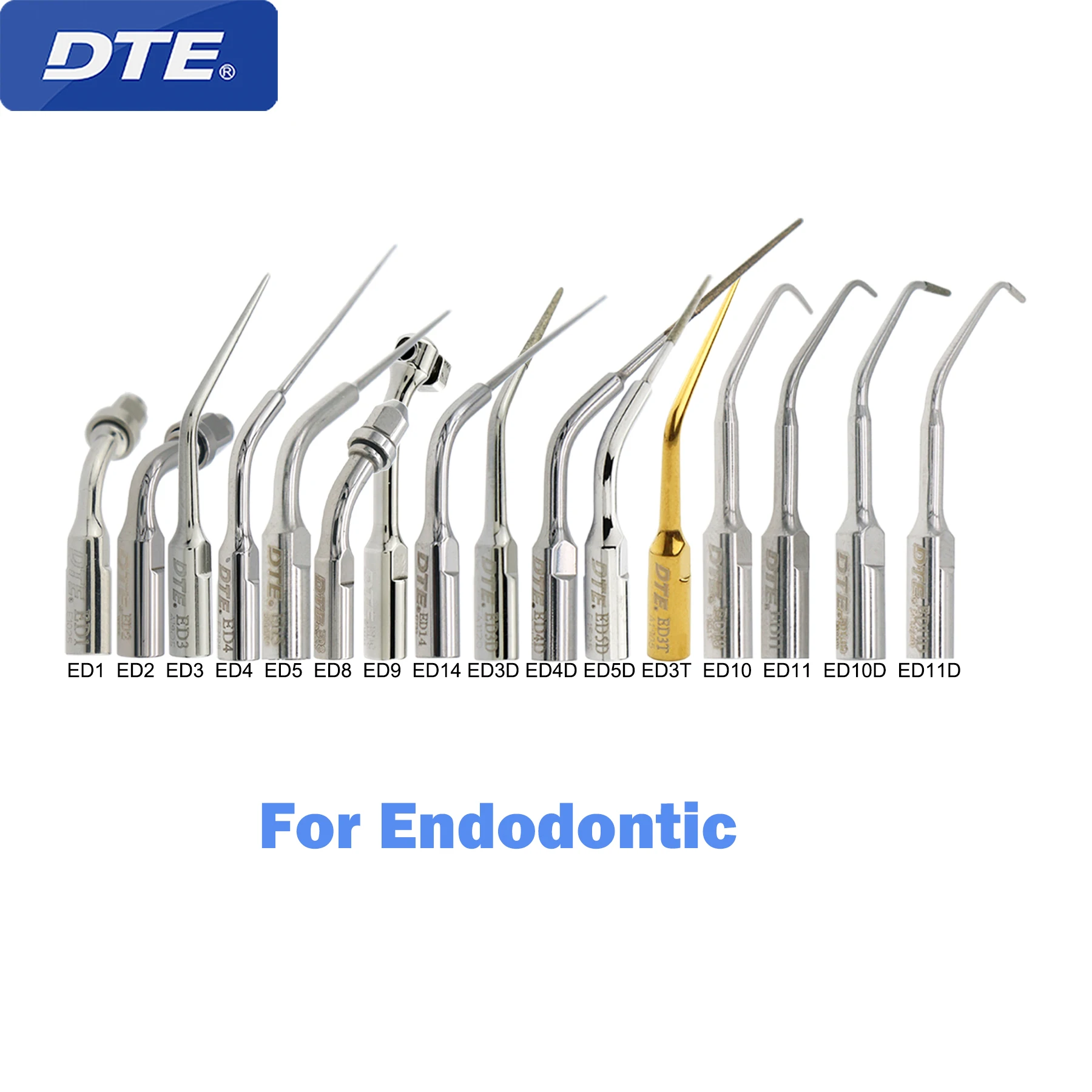 

100% Woodpecker DTE Dental Ultrasonic Scaler Tips Endo Tools Fit NSK SATELEC ACTEON ED1 ED2 ED3 ED3D ED4 ED4D ED5 ED5D ED8 ED9