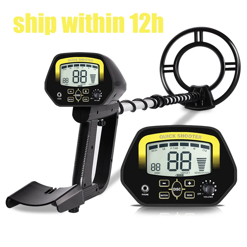 Professional LCD Gold Metal Detector Metal Detection Underground Gold Search Finder Detector Treasure Hunter Detecting Waterproo