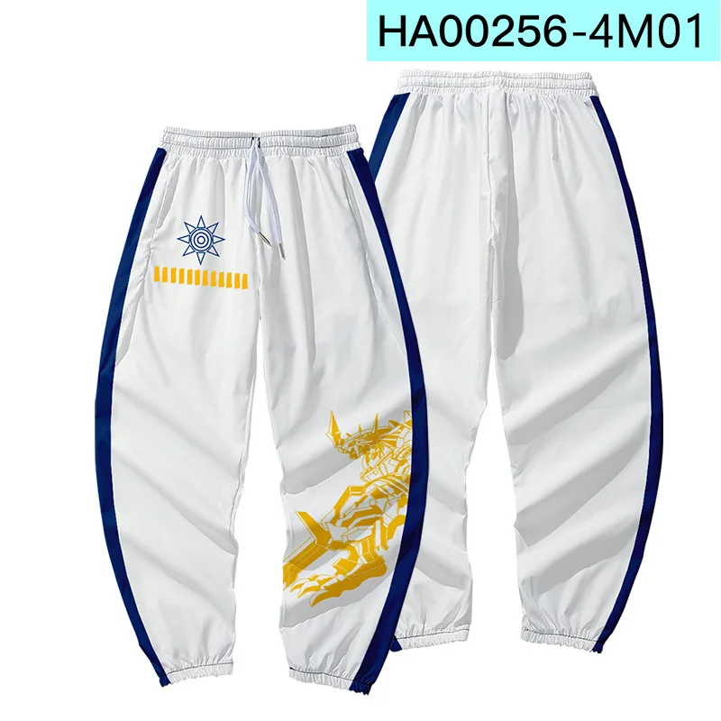 Anime Digimon Adventure 3D Joggers Pants Men/Women Casual Trousers Hip Hop Sweatpants Agumon Taichi Yagami Cosplay Costumes