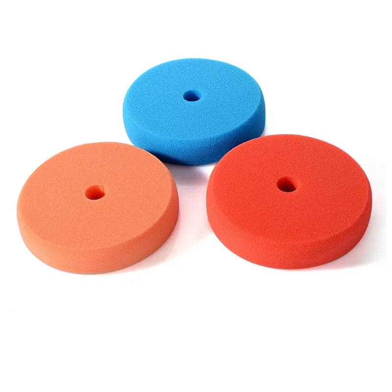 3pcs 6Inch Sponge Plate Polishing Pad Car Polishing Pad Car Polish Pad Car Polishing Sponge Polishing Sponge Set
