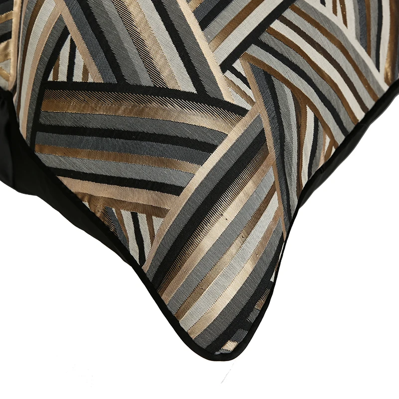 Neu eingetroffene 45,7 x 45,7 cm große graue Kissenbezüge, luxuriöse Dekokissenbezüge, moderne Kissen für Heimdekoration, Couch, Wohnzimmer – Detail 4