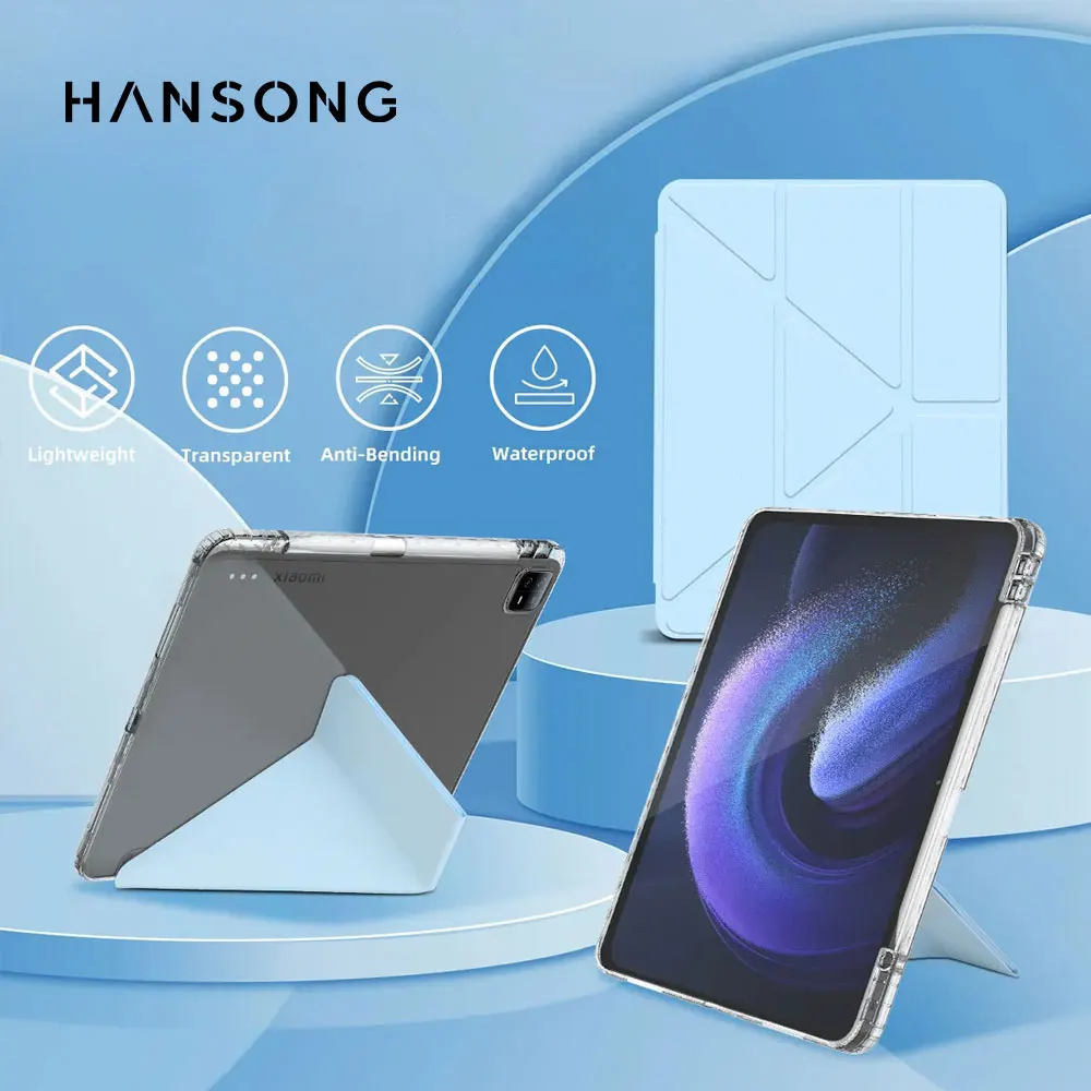 Y-Shaped Tablet Protective Case with Pen Slot, Compatible with Various Models
