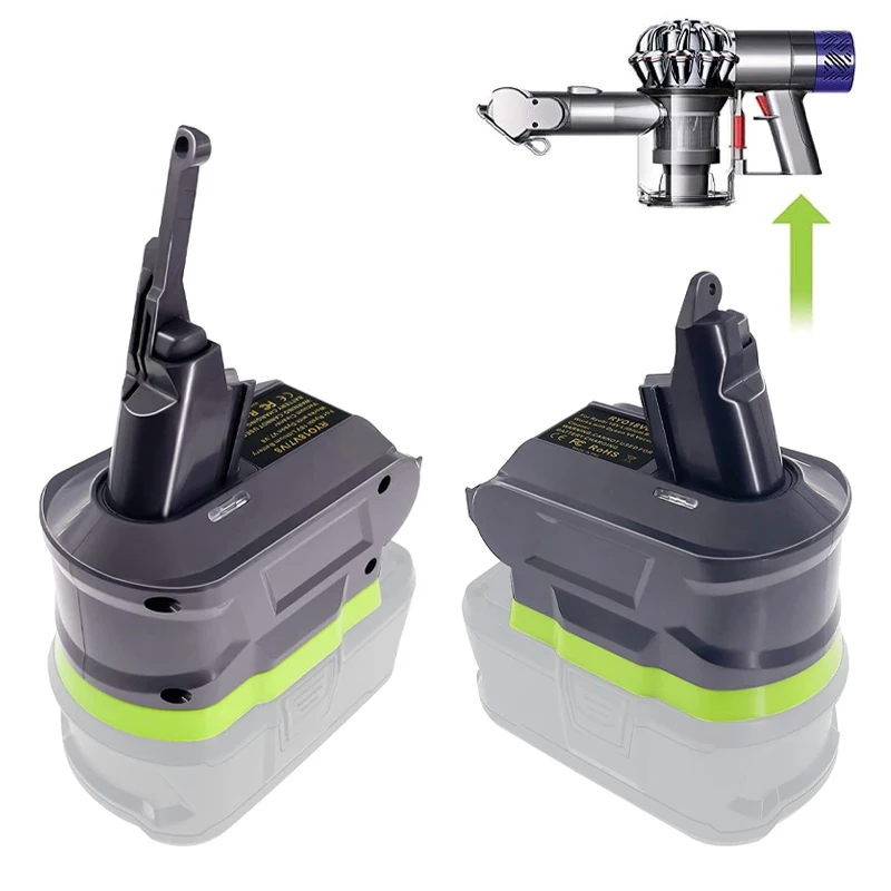 Replacement Converter for Ryobi 18V To for Dyson V6 V7 V8 Battery