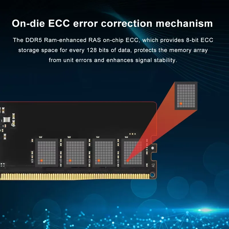 JUHOR Ram DDR5 16GB 6000MHz 6400MHz 32GB(16GBX2) PC5 Desktop