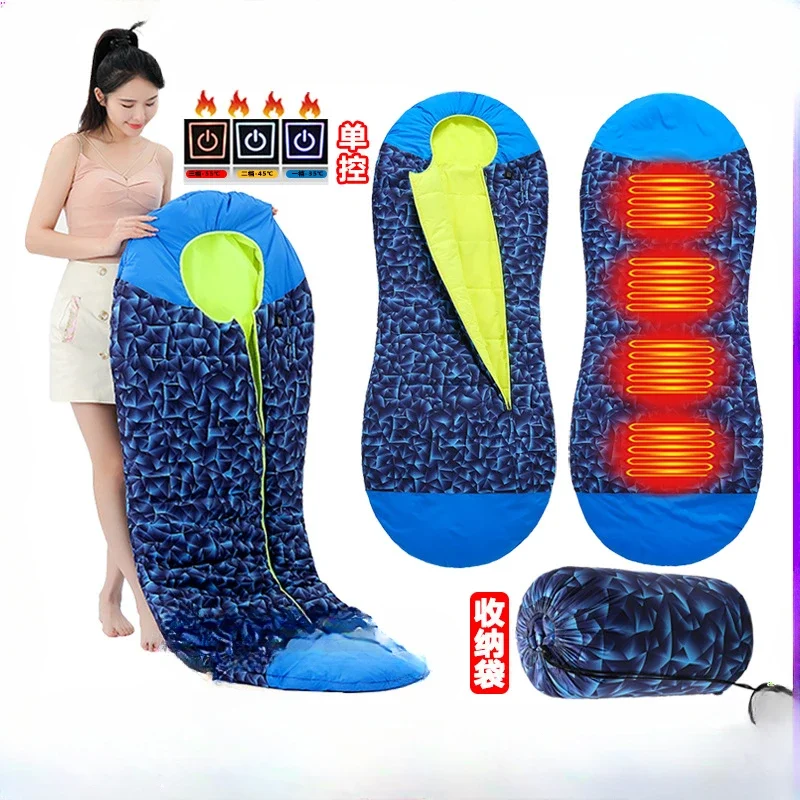 

New hot sleeping bag all-season universal adult sleeping bag portable outdoor travel mountaineering camping office dirty sleepin