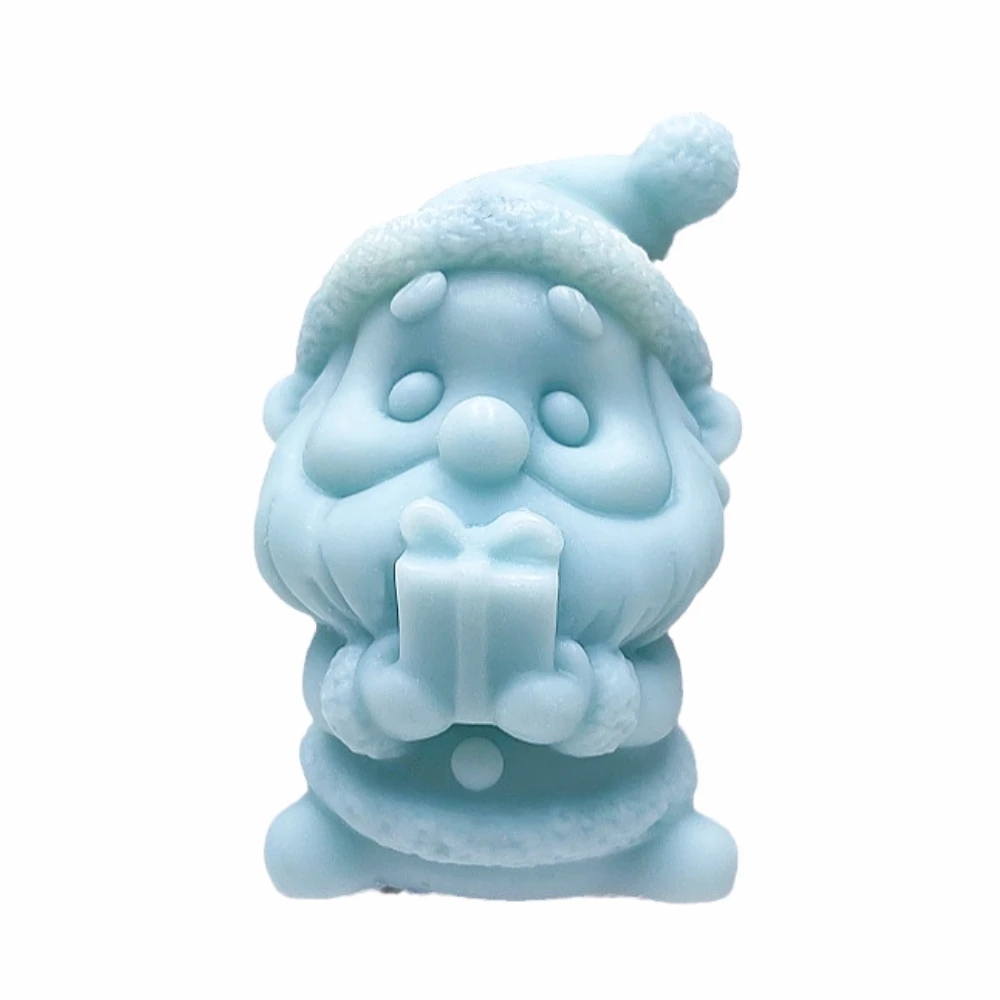 Description Picture 6 of itemBeard Santa Claus Candle Making Set Christmas Dwarf Resin Gift Box Soap Silicone Mold Human Gypsum Mould DIY Festival Cake Decor