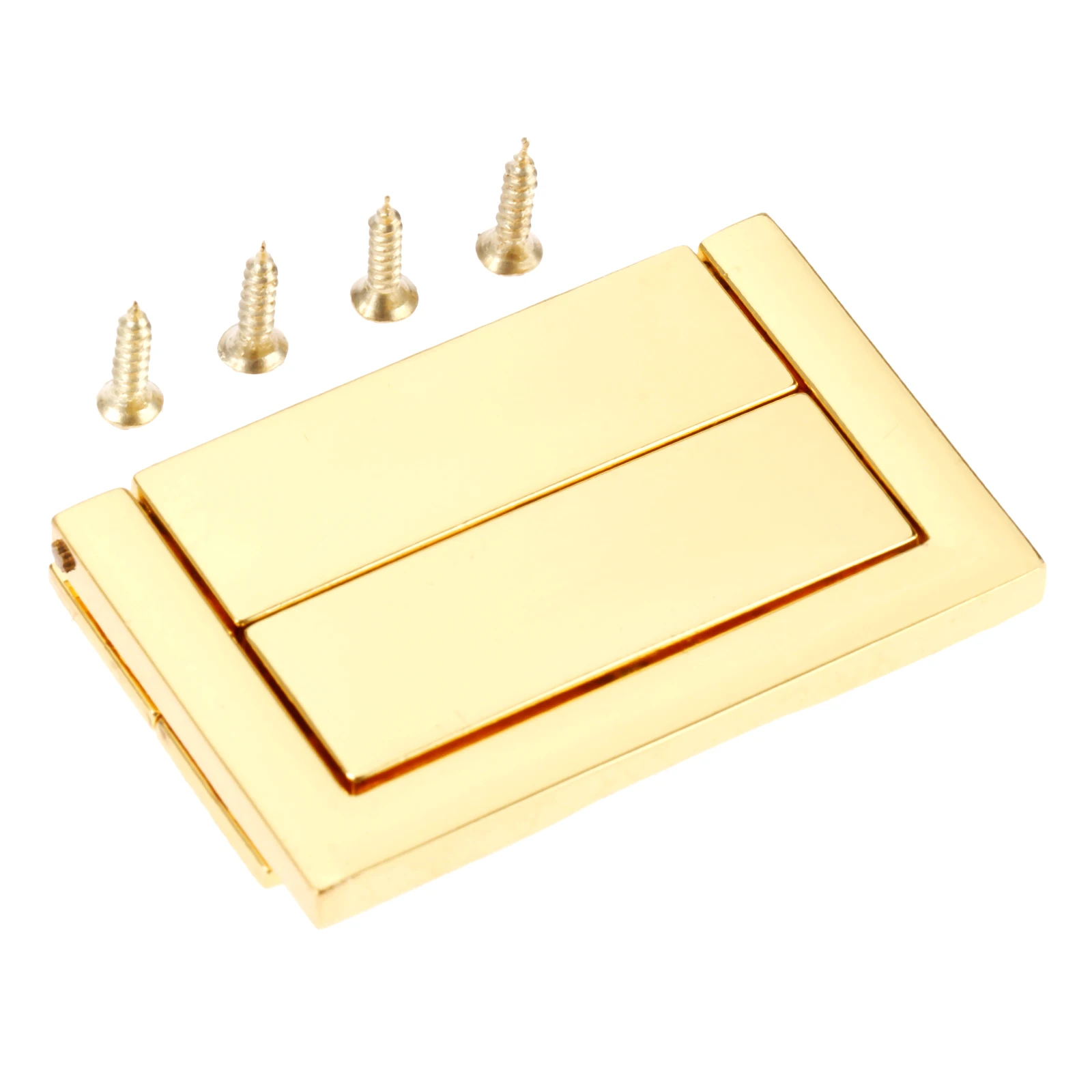 1Pc 48*30mm Jewelry Chest Gift Wine Wooden Box Case Toggle Latch Suitcase Hasp Leather Bag Handbag Purse Closure Lock with Screw
