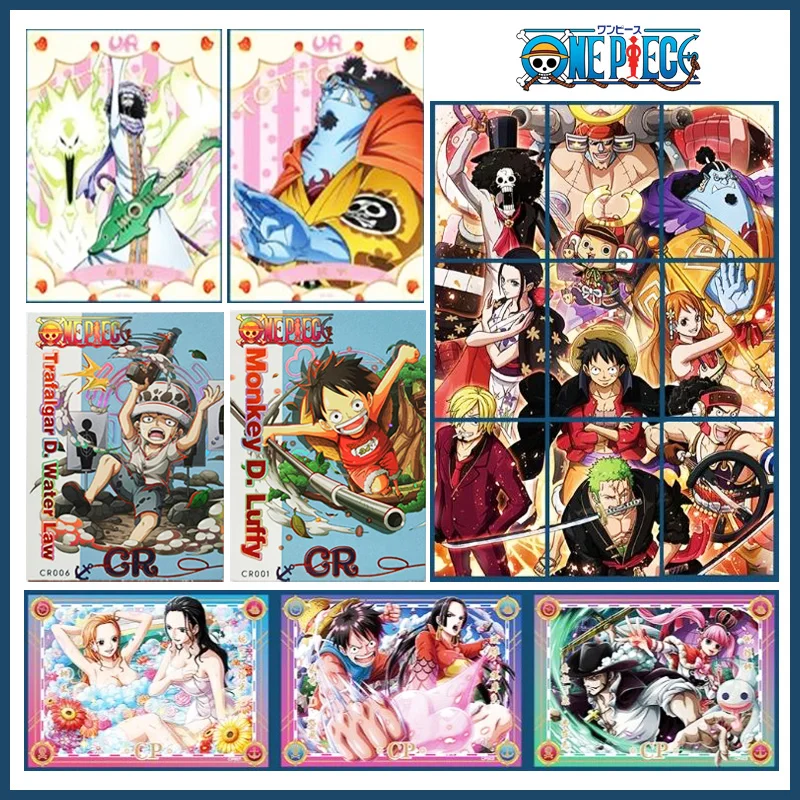 

ONE PIECE Luffy Uta CR Серия аниме персонажи Бронзирующая Игра коллекционная карточка мультфильм настольная игра игрушки Рождественский подарок на день рождения