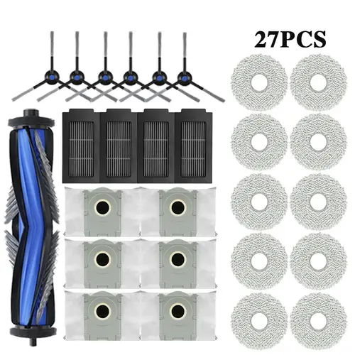 ECOVACS T50 PRO OMNI / T50 OMNI Robot Vacuum Spare Parts Main Side Brushes Mop Cloths HEPA Filters Dust Bags Accessories - Image 15