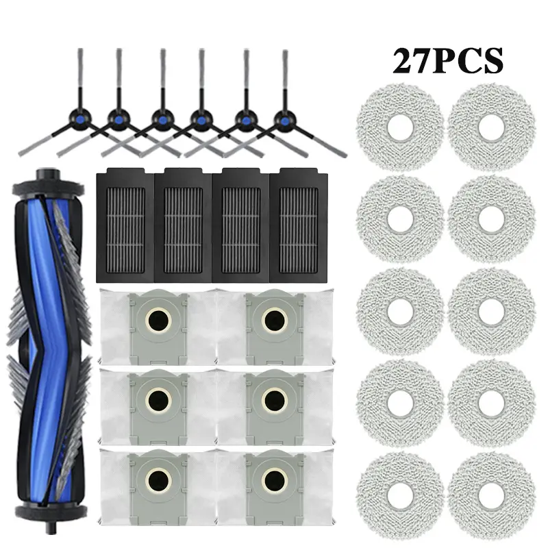 ECOVACS T50 PRO OMNI / T50 OMNI Robot Vacuum Spare Parts Main Side Brushes Mop Cloths HEPA Filters Dust Bags Accessories - Image 15