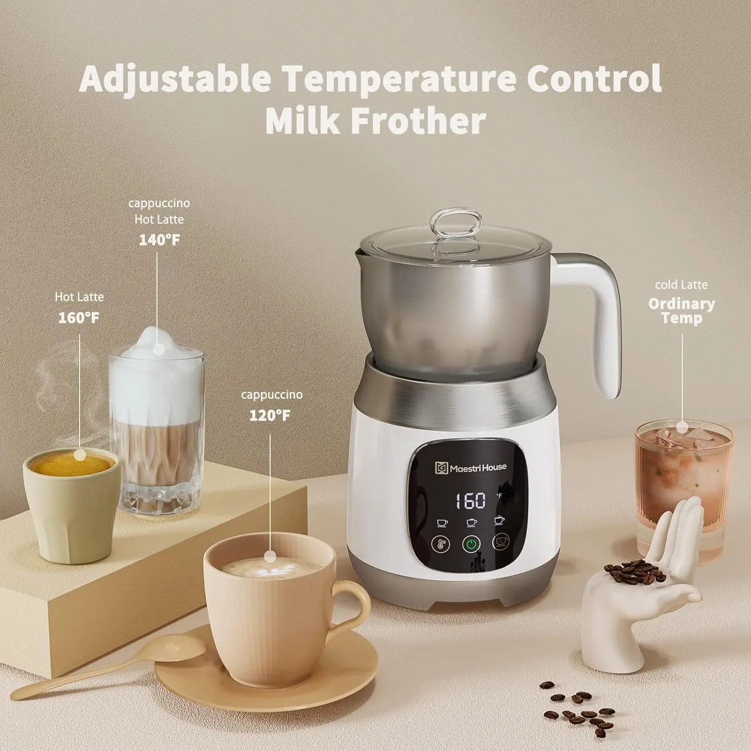 House Milk  Variable Temp and Froth Thickness  and Steamer 3