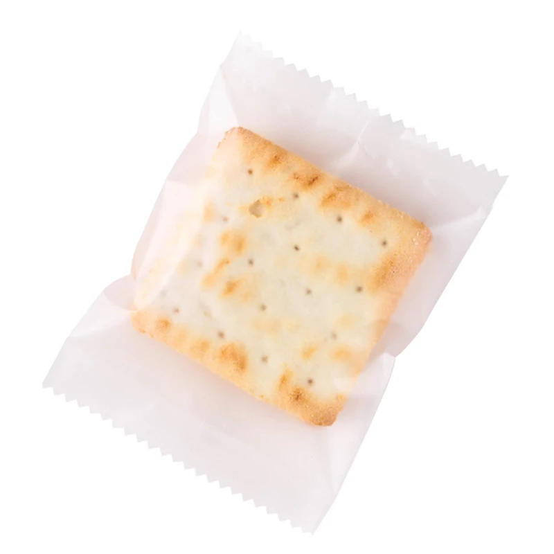 100Pcs Thicker Machine Seal Gift Bags Clear Frosted Food Biscuit DIY Baking Cake Bag