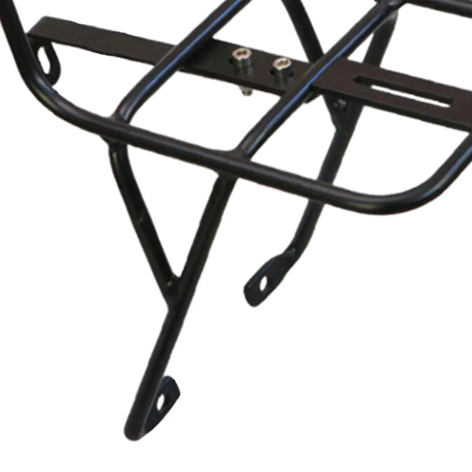 Bicycle Front Rack Aluminum Alloy Accessories Bike Front Carrier Rack for Long Distance Cycling Touring Travel Riding Black