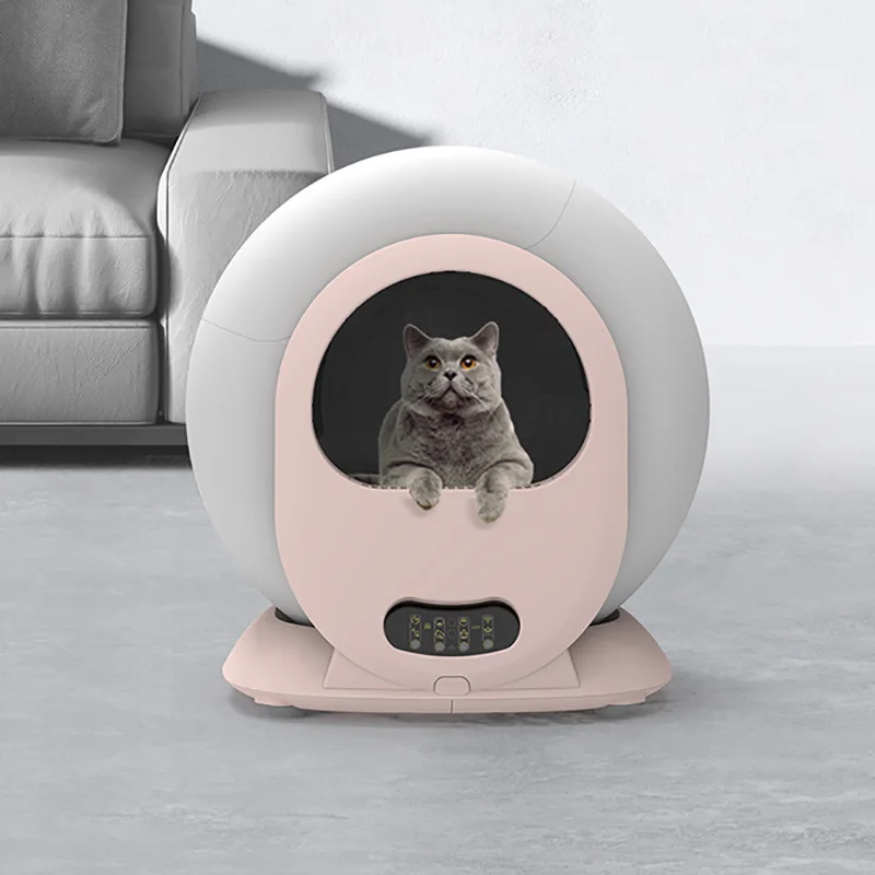 스마트 고양이 쓰레기통 앱 제어 냄새 자동 대변 청소 스몰 사이즈