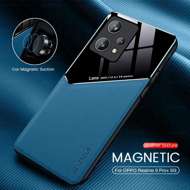 Funda de cuero con estilo para Realme 9 Pro Plus, carcasa