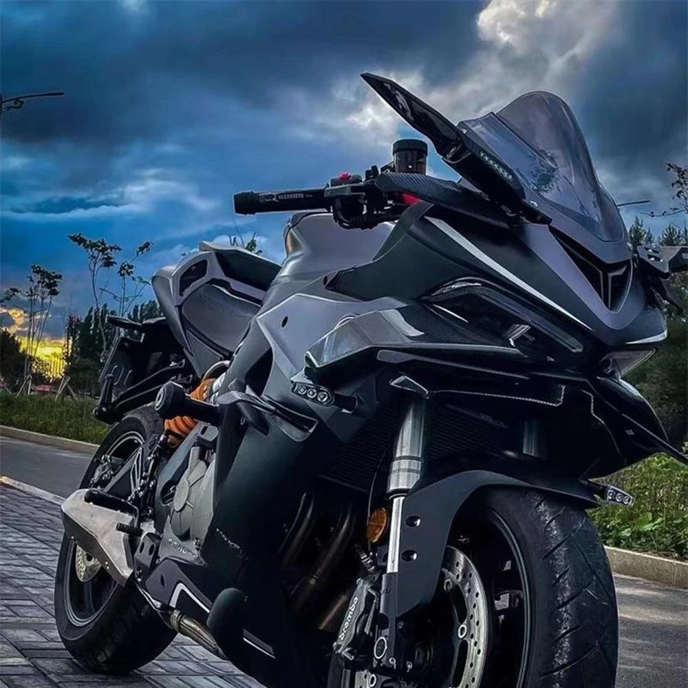 야마하 닌자400 혼다 두카티 GSXR250 CFMOTO 250SR 베넬리용 오토바이 후방 거울 사이드 미러 LED 신호등 포함