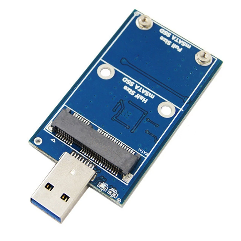 

Адаптер MSATA-USB 3,0 для жестких дисков, внешний адаптер твердотельного диска с поддержкой 30X30 50X30 MSATA SSD