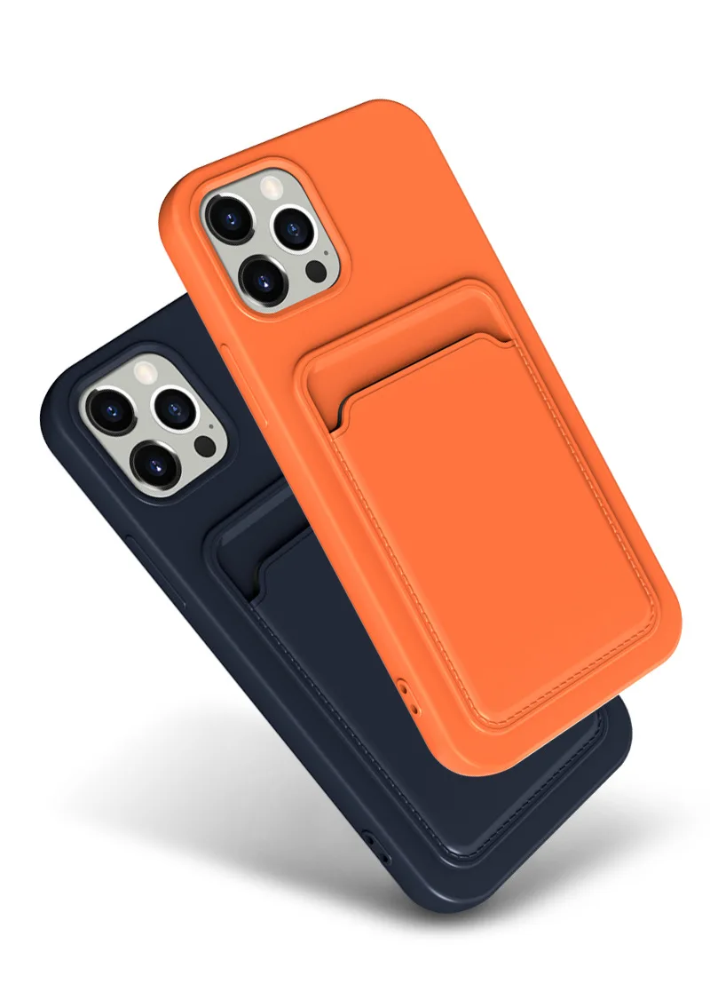 

Чехлы с отделениями для карт для Iphone 15 14 13 12 11 X XR XS Max 8 7 Plus, чехлы, противоударный чехол для задней панели телефона, 200 шт./партия