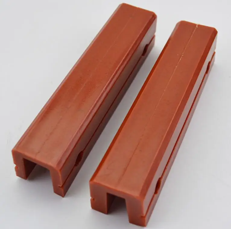 KM85119G09N KM85119G16N Elevator Guide Shoe Insert Length 140mm Groove Width 10mm 16mm