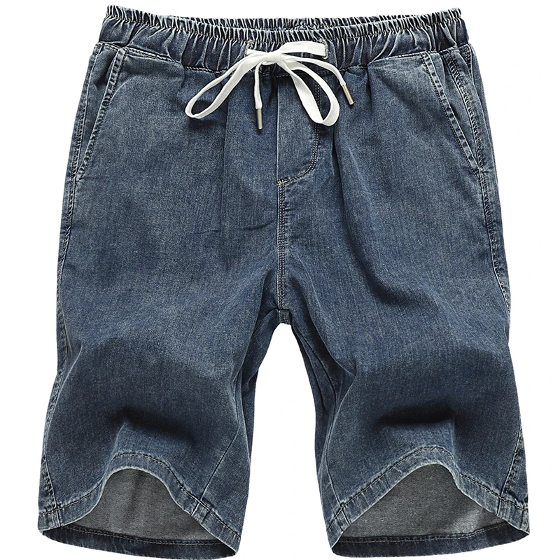 Pantalones Cortos De Mezclilla Holgados Tipo Cargo Para Hombre, Ajuste Relajado, Varios Bolsillos, Rectos, Desgastados, Estilo Hip Hop, Pantalones Cortos, Negro