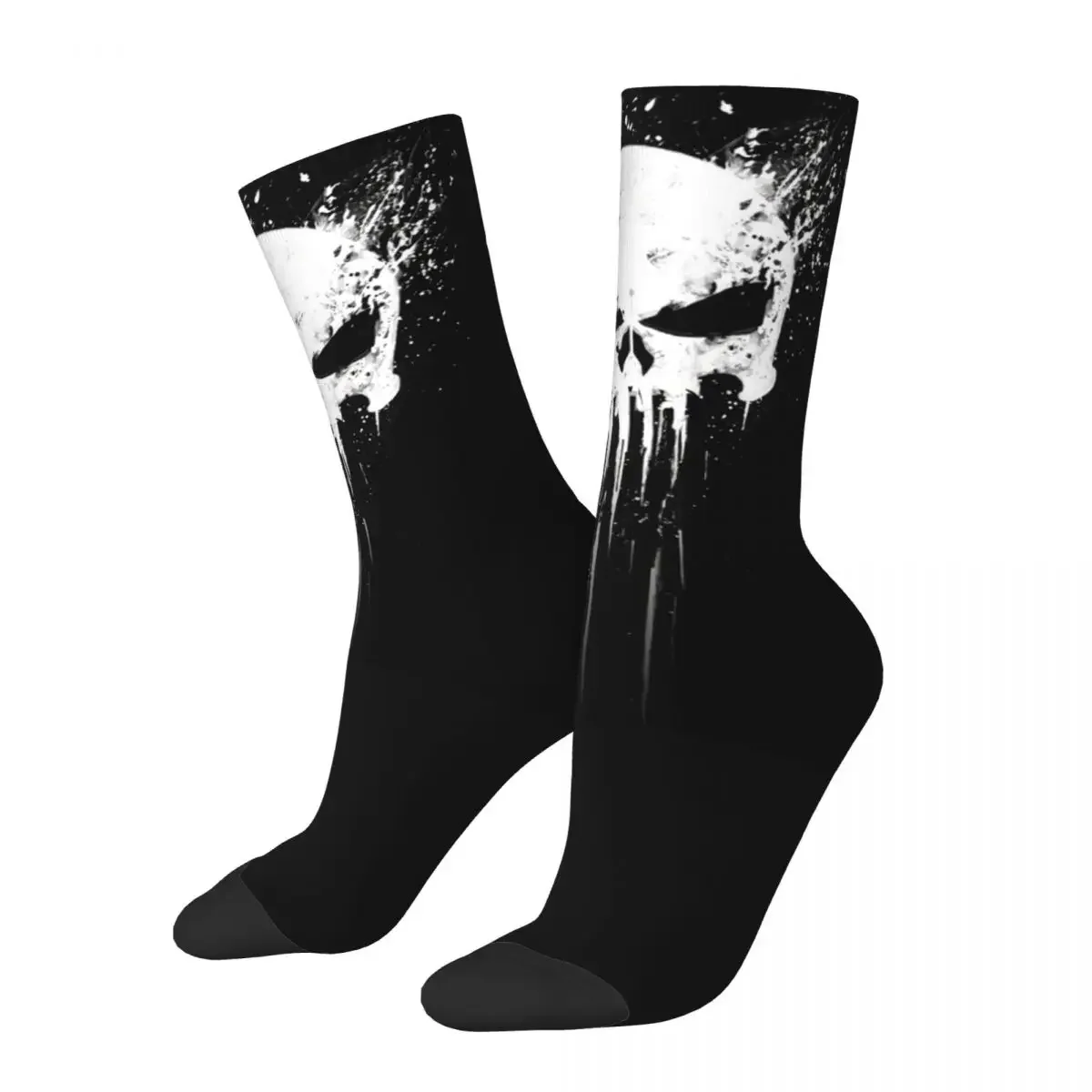 

Crazy Skull Men Women Socks Outdoor Novelty Spring Summer Autumn Winter Stockings Gift