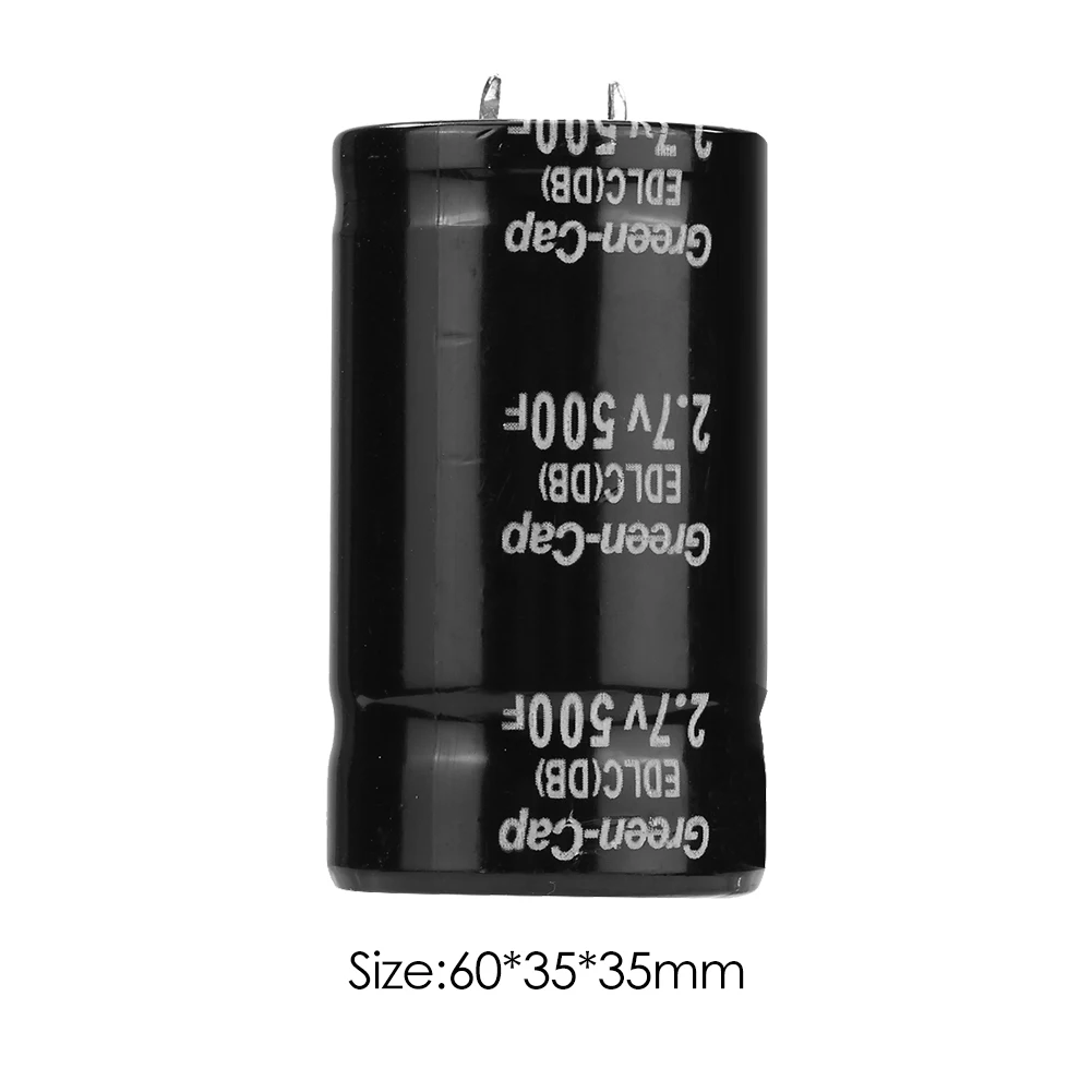 Metal Electrolytic Capacitor 2.7V 500F for Circuit