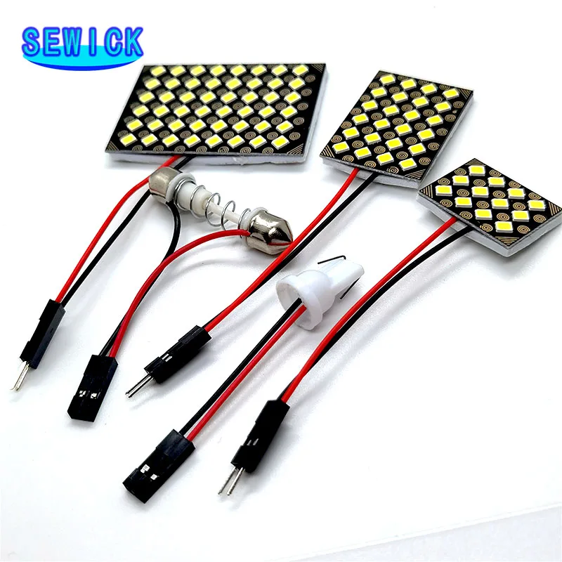 50PCS 12V 3030 12/24/48 SMD W5W T10  LED  ؼ Ʈ ڵ  ȣ   Ʈ ȭƮ