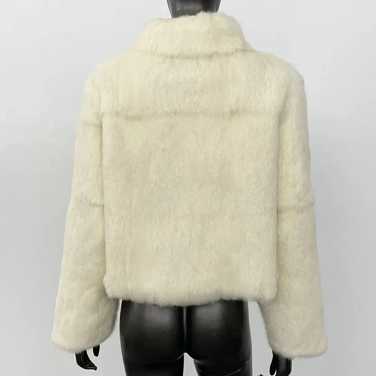 Luxury Rabbit Fur Coat Lifestyle
