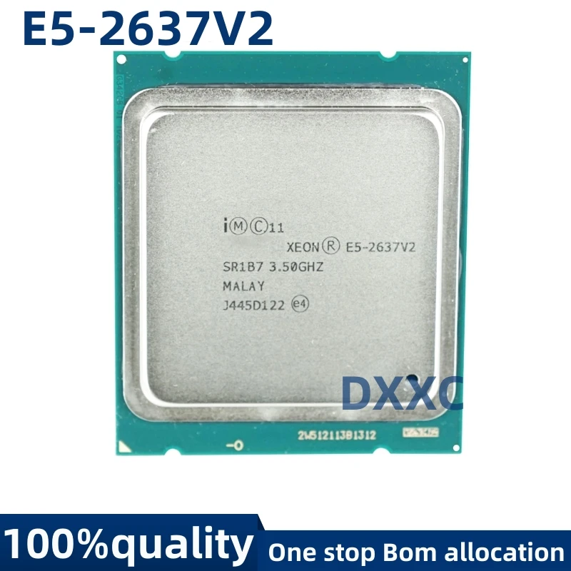 E5-2637V2 для Intel Xeon E5 2637V 2 CPU 3,50 GHZ 15MB 130W 4-ядерный LGA2011 E5-2637 V2 процессор