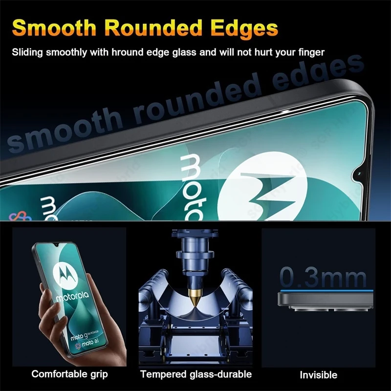 Enhanced Screen Protector for Full Coverage - Premium 9H Clear Tempered Glass