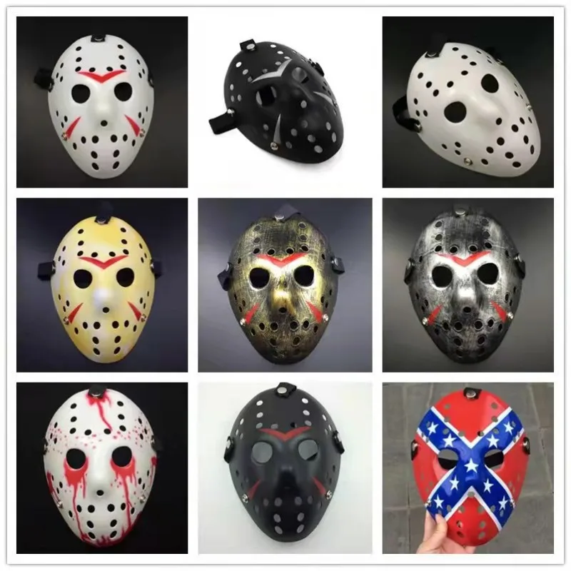 

Terror Halloween Jason Mask Cosplay Killer Horror Bloody Demon Mask Full Face Human Skeleton Cosplay Stage Disguise Party Mask