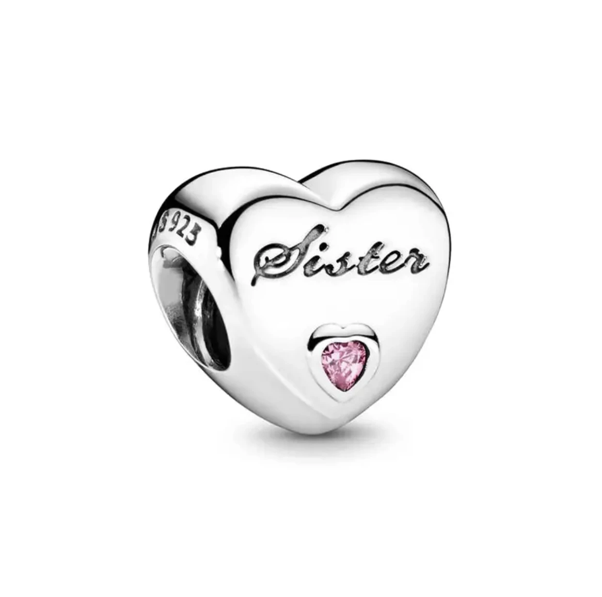 925 Sterling Silver Sweet cute boy Girl Love Pink heart Robot DIY beads fit snake bone charm bracelet feminine jewelry gifts silver jewelry