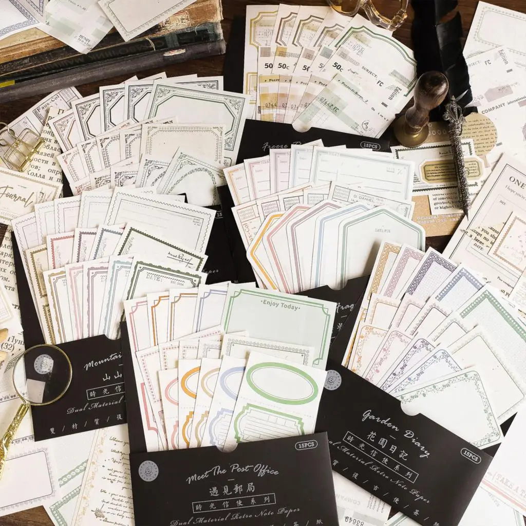 

20sets/1lot Kawaii Scrapbook Sticker Vintage Time Messenger Scrapbooking Supplies Planner Decorative Craft Stationery Sticker