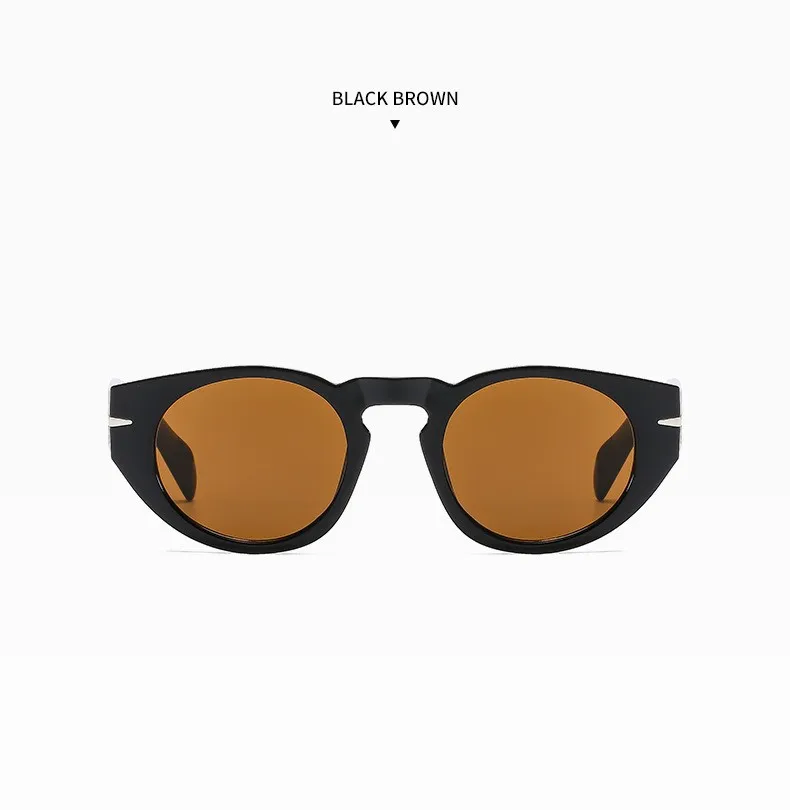 Gafas de sol redondas para hombre y mujer estilo retro uv400_voghion.com