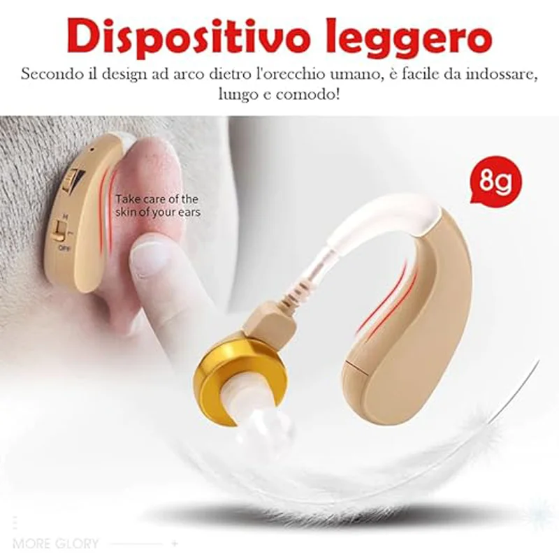 Elderly  BTE Hearing Aid Amplifier With Adjustable Pitch Personal Ear Care Tools of High Quality 3