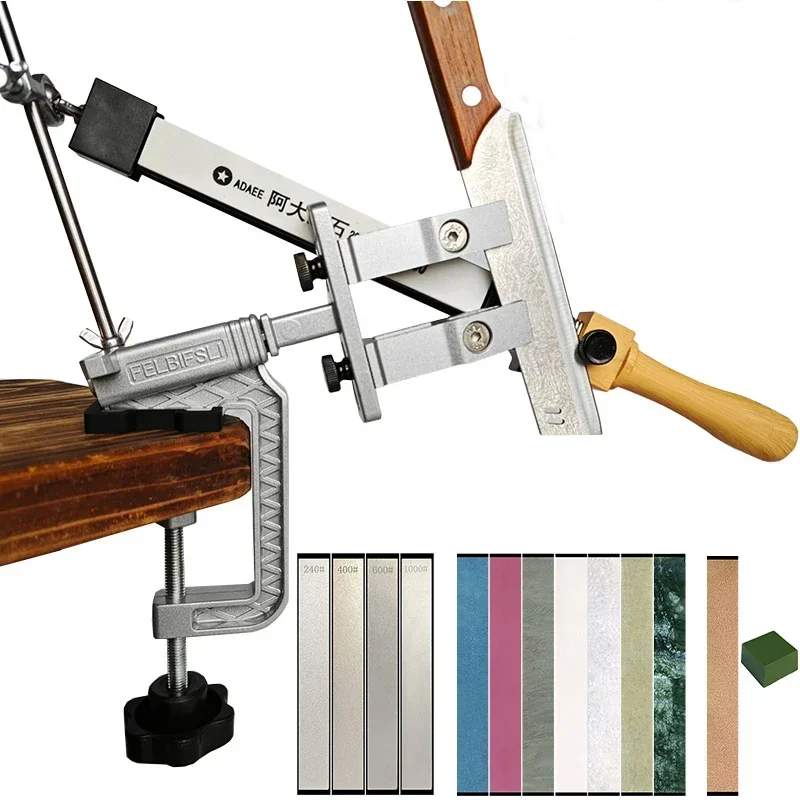 Knife sharpener Fixed Knife Sharpener Kitchen Grinding System Honing Diamond Grinder Woodwork Tool Whetstone knife sharpening tool 2025