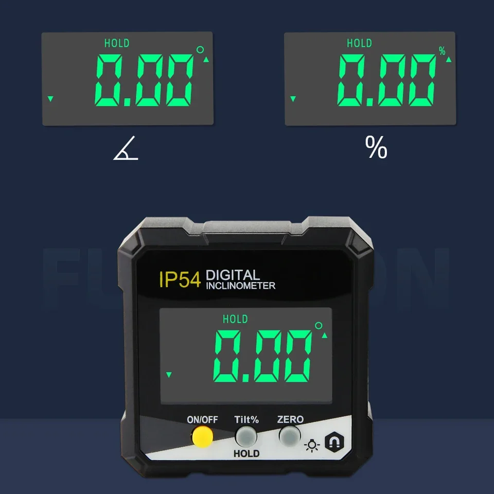 Digital Inclinometer New Angle Protractor 360 Degree Mini Electronic Protractor Angle Finder Gauge Measurement Tools Level Box
