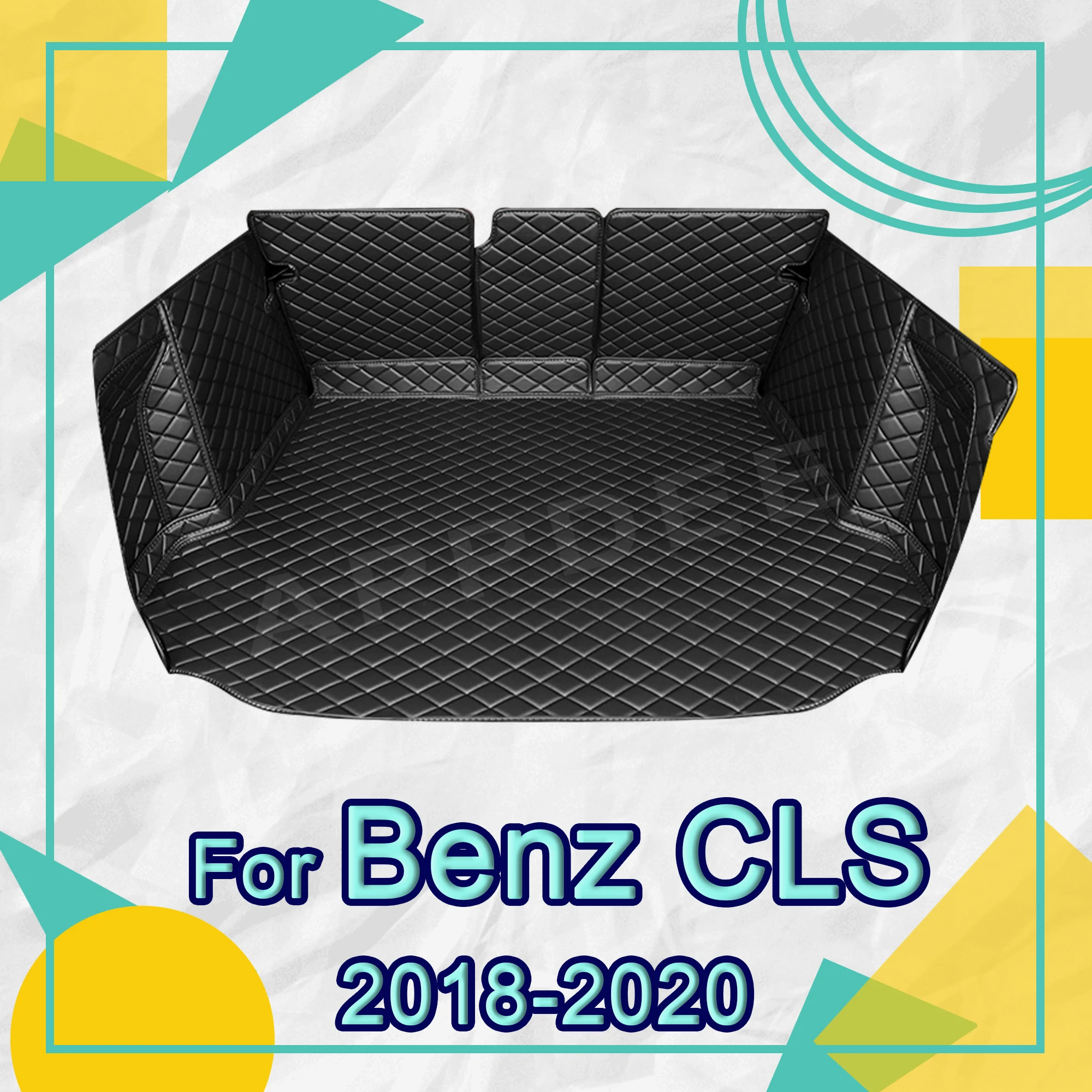 

Full Coverage Trunk Mat For Mercedes Benz CLS Class Sedan C257 2018-2020 19 Car Boot Cover Pad Interior Protector Accessories