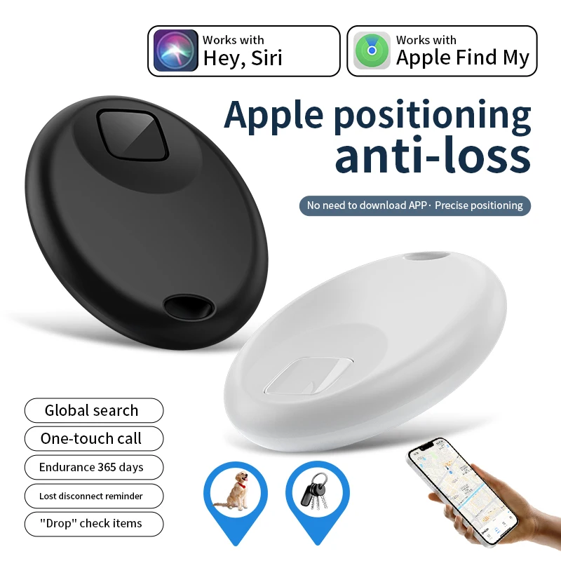 Bluetooth GPS Tracker Mini Smart Tracking Device Anti Lost Find My App MFI Locator AirTag for IOS iPhone Key Car Pet Kid Finder